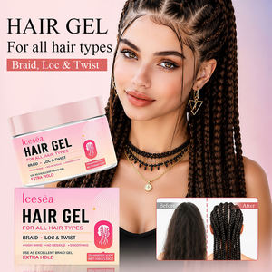 Gel Coiffant Bio à l'Huile de Coco - Fixation Forte, Texturisant, Hydratant, Fini Brillant pour Tresses, Locks et Twists - Product Image 2