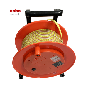 Brunnenwasserpegelmesser, Tiefenmessgerät mit Stahlmaßbandkabel, Bohrloch-Messinstrumente, akustischer Alarm, 9V-Batterie - Product Image 1