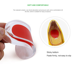 99insole Inserti <span class=keywords><strong>in</strong></span> Gel di <span class=keywords><strong>Silicone</strong></span> per Fascite Plantare, Solette con Supporto per il Tallone - Product Image 6