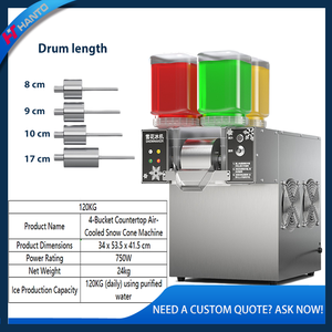 Hot Sale Commercial Shaved Machine Snowflake Ice Cream Flake <strong>Making</strong> Machine and <strong>Trolly</strong> - Product Image 6