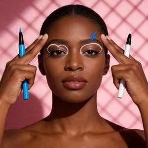 Eyeliner liquide de couleur néon mat imperméable à séchage rapide de style luxueux en gros, crayon de maquillage pour les yeux en gel blanc longue durée - Product Image 1