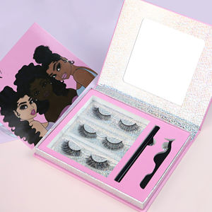 Boîte d'emballage personnalisée pour cils <span class=keywords><strong>Bratz</strong></span>, boîte en papier pour maquillage, cosmétiques, emballage de cils - Product Image 1