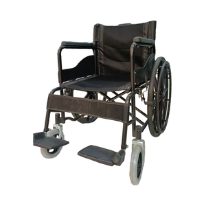 Lichtgewicht Draagbare Handmatige Koolstofstalen Rolstoel Voor Ouderen/Gehandicapten Nieuwe Opvouwbare Zachte Stoel Trolley Ce Gecertificeerd Comfortabel - Product Image 1