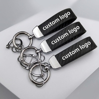 Großhandel: Benutzerdefiniertes Logo, Carbonfaser-Autoschlüsselanhänger, PU-Leder-Armband, Metall-Federring-Schnalle, Auto-Leder-Schlüsselanhänger, Rohling, mit Bildfunktion