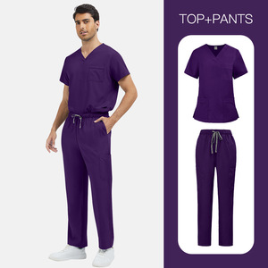 Conjunto de Uniformes Quirúrgicos Premium al por Mayor para Médicos y Enfermeras |   Uniforme Médico Transpirable de Poliéster-Spandex que Absorbe la Humedad - Product Image 5
