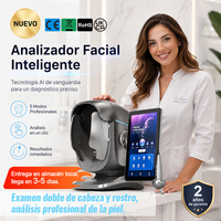 Analyseur de peau et de cuir chevelu AI, imagerie multispectrale, rapport personnalisé, synchronisation cloud, prévision du vieillissement cutané pour le diagnostic cutané en salon