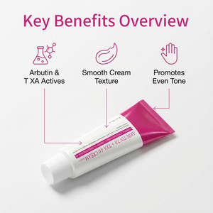 Crème pour le visage à l'arbutine et à l'acide tranexamique, hydratant éclaircissant pour les taches brunes, traitement du mélasma - Product Image 3