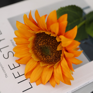 <span class=keywords><strong>Fleur</strong></span> artificielle <span class=keywords><strong>tournesol</strong></span> à tige unique en gros pour <span class=keywords><strong>la</strong></span> décoration intérieure, les mariages, les extérieurs et les accessoires <span class=keywords><strong>de</strong></span> photographie - Product Image 4