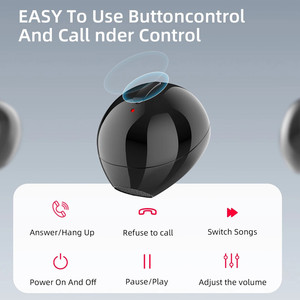 Mini TWS Kabellose Kopfhörer <span class=keywords><strong>X21S</strong></span> Versteckte Kleine In-Ear-Kopfhörer Unsichtbare Touch-Control-Ohrhörer Mit Ladecase - Product Image 5