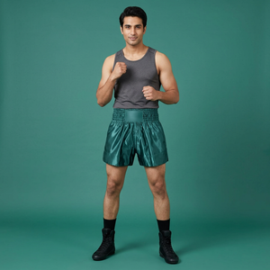 High Quality Men's Muay Thai Shorts Breathable and Comfortable Casual Outdoor Wear with Latest Designs Wholesale OEM Rate - Product Image 1