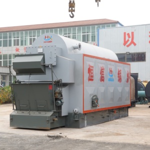 Caldaia Orizzontale Automatica a Bassa Pressione per Riscaldamento a Biomassa, Senza Fumo, per Uso Industriale - Acqua Calda da Legno e Gusci di Riso - Product Image 4