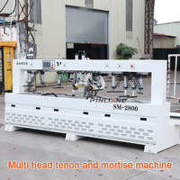 Machine automatique PINLIANG pour la fabrication de boîtes à ruches en bois, avec fonctions de façonnage de tiroirs, de tenonnage et de mortaisage, moteur 380V/220V 3700W