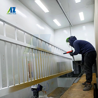 Machine de peinture en poudre contrôlée par PLC Aizhou avec moteur pour profilés en aluminium, facile à utiliser
