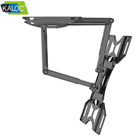Soporte de TV retráctil de movimiento completo Kaloc para televisores LCD con capacidad de carga de hasta 100 libras, modelo X7