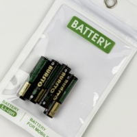 Emballage durable en PVC transparent imprimé en héliogravure pour batterie de téléphone portable avec œillet métallique