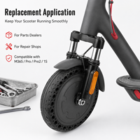 Horquilla de Suspensión Delantera para Patinete Eléctrico Xiaomi M365 Pro Pro2 1S, Kit de Mejora de Amortiguador con Guardabarros y Reflectores