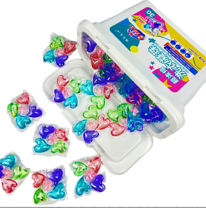 Cápsulas de detergente líquido multifunción 3 en 1 de 20g, cápsulas desechables, limpiador de bolas de Gel, forma de hojas para lavadora - Product Image 3