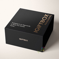 Boîte cadeau de luxe en carton écologique recyclable avec fermeture magnétique, logo personnalisé et pelliculage mat