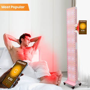 Panneau de Thérapie Rouge et Infrarouge IDEATherapy 2025 RLPRO600MAX 9 Ondes pour Soulagement de la Douleur, Soins de Beauté et Spa, Panneau de Thérapie par Lumière Rouge pour Corps Entier - Product Image 1