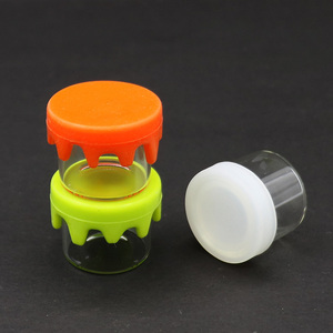 Oferta Especial: Envase de Vidrio Transparente de Boca Ancha de 6 ml, Sin Cuello, para Concentrados, con Tapa de Silicona - Product Image 1