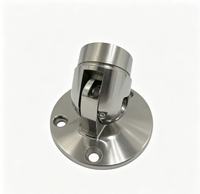 Accessoires de rampe d'escalier en acier inoxydable : Connecteur de tube d'angle rond pour tube