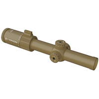 Lunette tactique TYPHON LPVO 1-8X24 FFP avec verre gravé, viseurs optiques haute définition pour la chasse tactique avec monture de lunette en aluminium