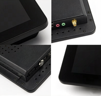 Écran tactile industriel LCD capacitif personnalisé 10,1/15,6 pouces IP65 à cadre ouvert 1920*1080, Android, métal, WIFI, BT, USB, RoHS