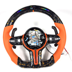 Volante de Fibra de Carbono para <span class=keywords><strong>BMW</strong></span> F10 F11 F15 F18 F20 F23 F25 F30 F32 F35 F40 F80 E84 E87 E90 E92 E93, Accesorios para Automóviles - Product Image 1