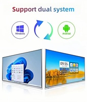 Tableau interactif tactile 65 pouces Windows/Android pour salle de réunion, fabriqué en Chine