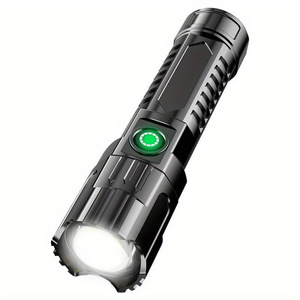 Bán Hot Telescopic zoom đèn Pin Telephoto Ánh Sáng Sạc Điện hiển thị LED đa chức năng đèn pin cắm trại ngoài trời ngọn đuốc - Product Image 1