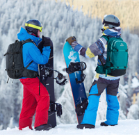 Sac de ski 25L imperméable antivol, sac à dos de voyage en polyester, design minimaliste durable pour casque de ski, lunettes, gants, skis