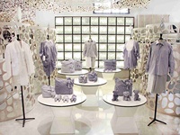 Équipement de boutique de mode, présentoirs de vêtements, tables pour petites boutiques de détail