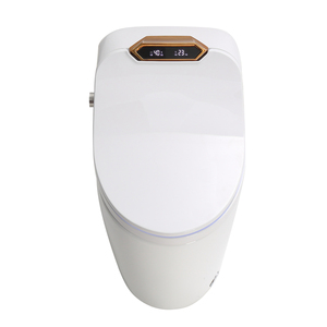 High tech intégré toilette intelligente retournement automatique de toilette électrique à induction housse de siège piédestal toilette - Product Image 3