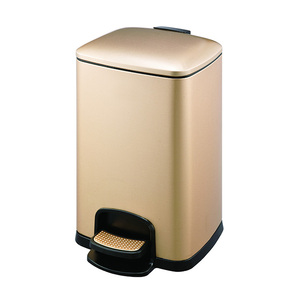 Cubo de Basura de Acero Inoxidable de 20L con Pedal, sin Tapa, Ahorro de Espacio, Ecológico - Product Image 4