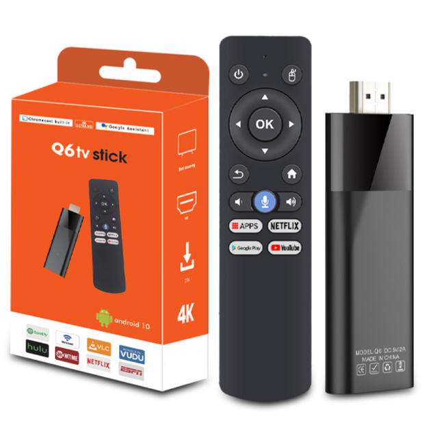 Factory Wholesale TV Stick 4K Smart TV Dongle H313 Chip 5G Dual Wifi BT TV Stick 4K with Android 10 Operating System