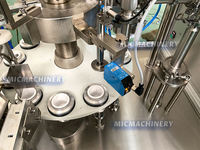 Machine de remplissage automatique de tube souple en plastique de lotion cosmétique de crème médicale en plastique de cachetage d'onguent