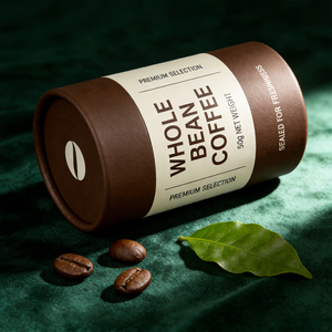 Conteneur tubulaire stratifié anti-odeur <span class=keywords><strong>pour</strong></span> le stockage du café Arabica biologique - Product Image 6