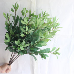 أوراق رودودندرون حريرية عالية الجودة من الخضرة ، حكيم الزفاف الاصطناعي ، أوراق الرودودندرون الخضراء - Product Image 1