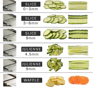 <span class=keywords><strong>Mandoline</strong></span> manuelle Coupe-légumes Coupe-légumes efficace avec protection en plastique pour l'ail et les légumes - Product Image 5