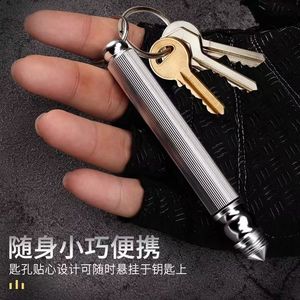 Mini cuchillo multifuncional de acero inoxidable con llavero, herramienta de 17 pulgadas de largo para uso diario y para abrir paquetes. - Product Image 1