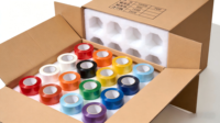 Ruban de transfert thermique en résine de cire 33mm*300m/450m TTO compatible pour l'impression par sublimation et le codage