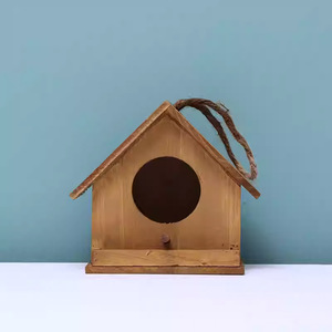 New Outdoor Hanging Nest Decorative Birdhouse Cedar Wood for <b>Small</b> to Large Birds and Pets Bird Supplies Cage - Product Image 1