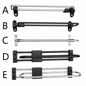 Rail de penderie coulissant à montage supérieur, porte-vêtements rétractable, support à pantalons pour placard, organisateur de quincaillerie de meuble - Product Image 6