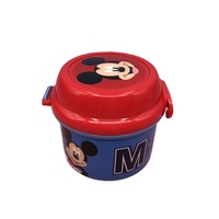 Boîte à bonbons mignonne, boîtes de rangement en plastique avec compartiments, boîtes à lunch pour enfants, rangement et transport pratiques des aliments