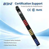 PDU rack 63A 24 prises C13 avec protection intégrée contre les surcharges