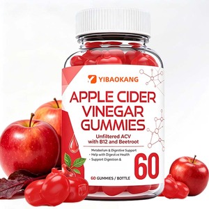 Gummies au <span class=keywords><strong>vinaigre</strong></span> <span class=keywords><strong>de</strong></span> <span class=keywords><strong>cidre</strong></span> <span class=keywords><strong>de</strong></span> pomme <span class=keywords><strong>non</strong></span> <span class=keywords><strong>filtré</strong></span> avec B12 et racine <span class=keywords><strong>de</strong></span> betterave pour le métabolisme et la digestion, favorisant la santé digestive - Product Image 1