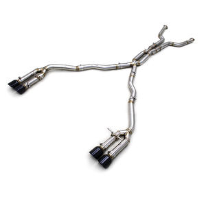 Tubo de escape recto YD Catback para <span class=keywords><strong>BMW</strong></span> <span class=keywords><strong>M6</strong></span> E63 <span class=keywords><strong>V10</strong></span> 5.0L 2006-2010 2,75 pulgadas tubo de escape de acero inoxidable sistema de escape de coche - Product Image 1