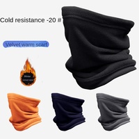 Cache-cou thermique en polaire pour hommes et femmes, couvre-visage chaud pour l'hiver, écharpe de snowboard, couleur personnalisée, sports de plein air