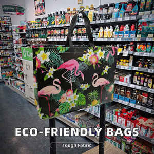 Bolsas de Compra Reutilizables Ecológicas Promocionales al por Mayor, Bolsas de Tela No Tejida con Diseño Personalizado, Bolsas de Supermercado Laminadas en PP - Product Image 3