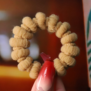 Bestseller Niedliche Flauschige Elastische Haargummis Ohne Haarschädigung Haarband für Kinder - Product Image 2